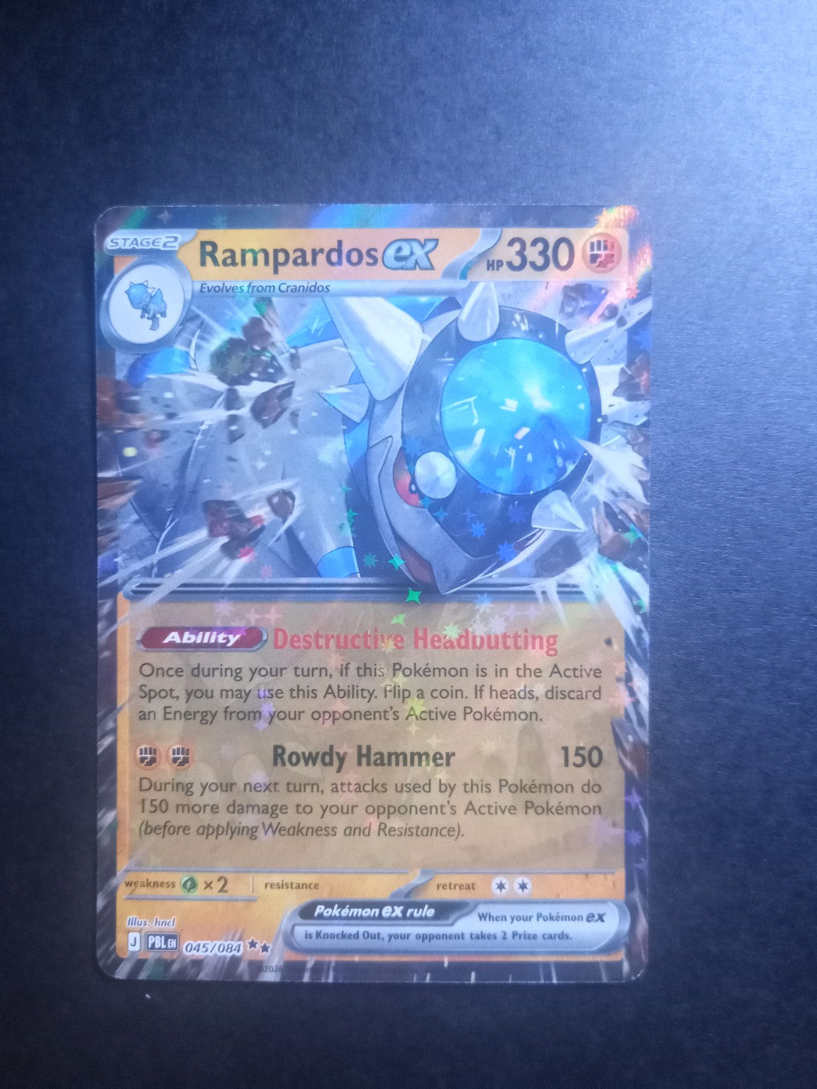 Rampardos ex — 045/084