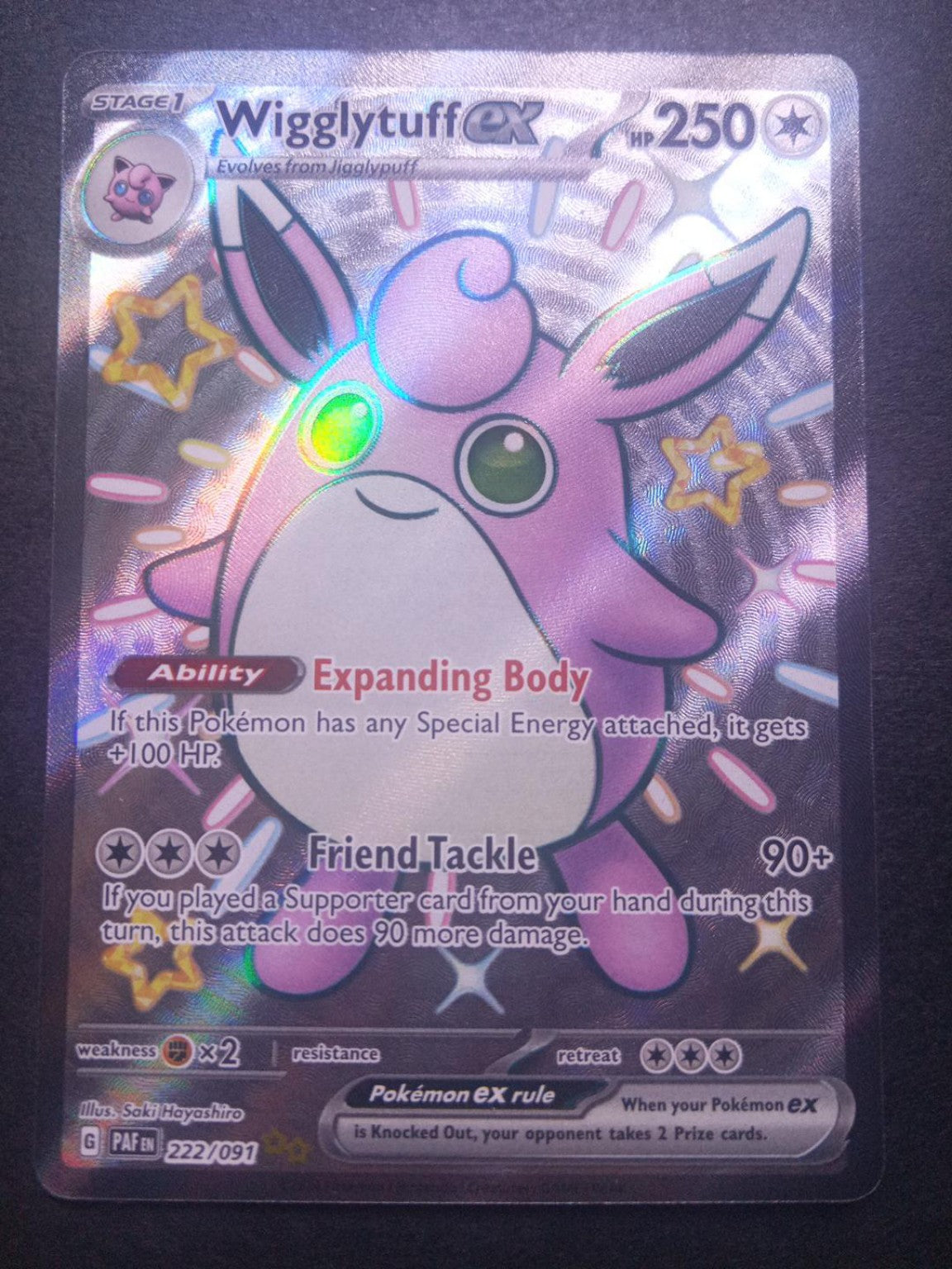 Wigglytuff ex — 222/091