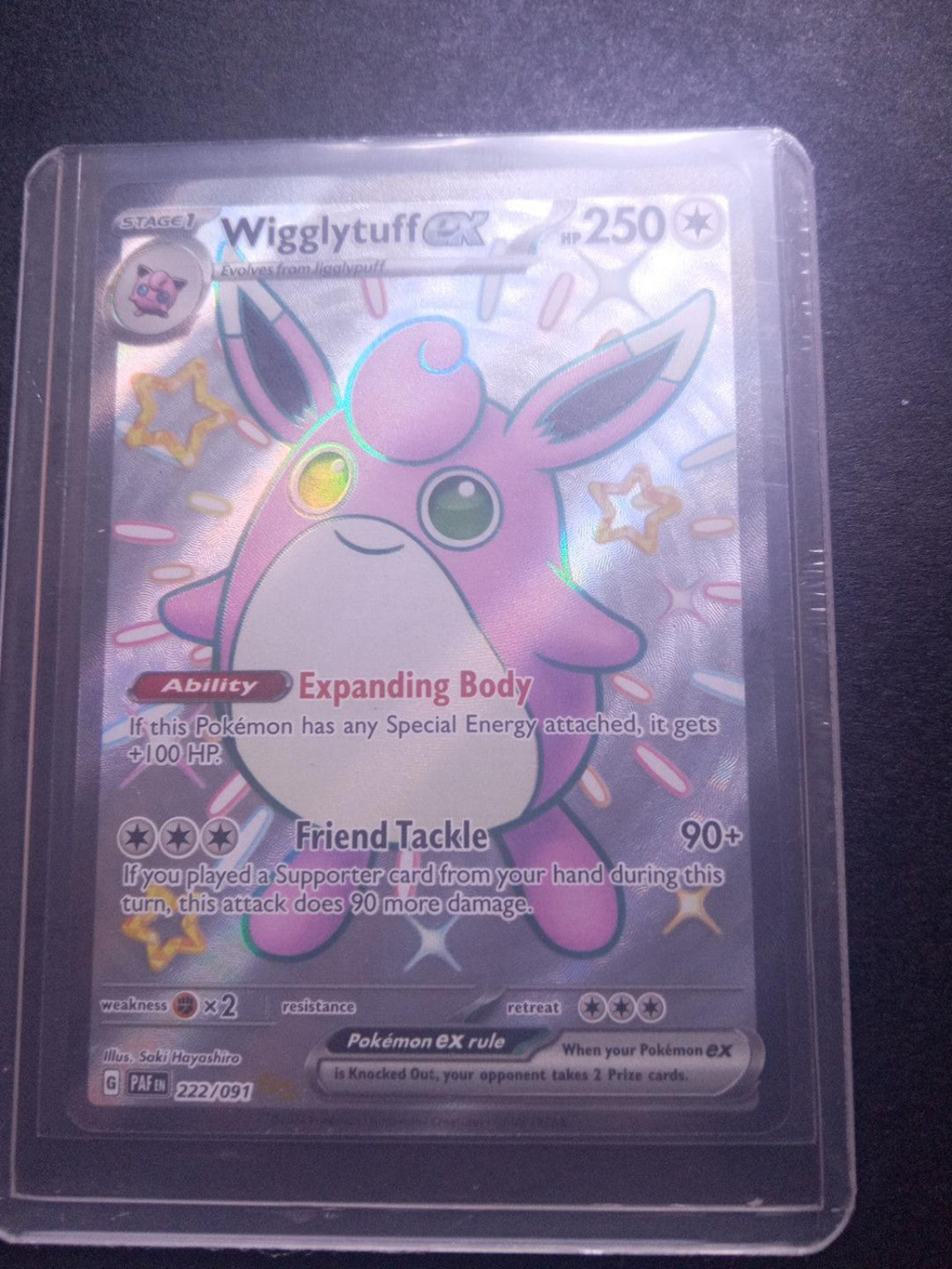 Wigglytuff ex — 222/091
