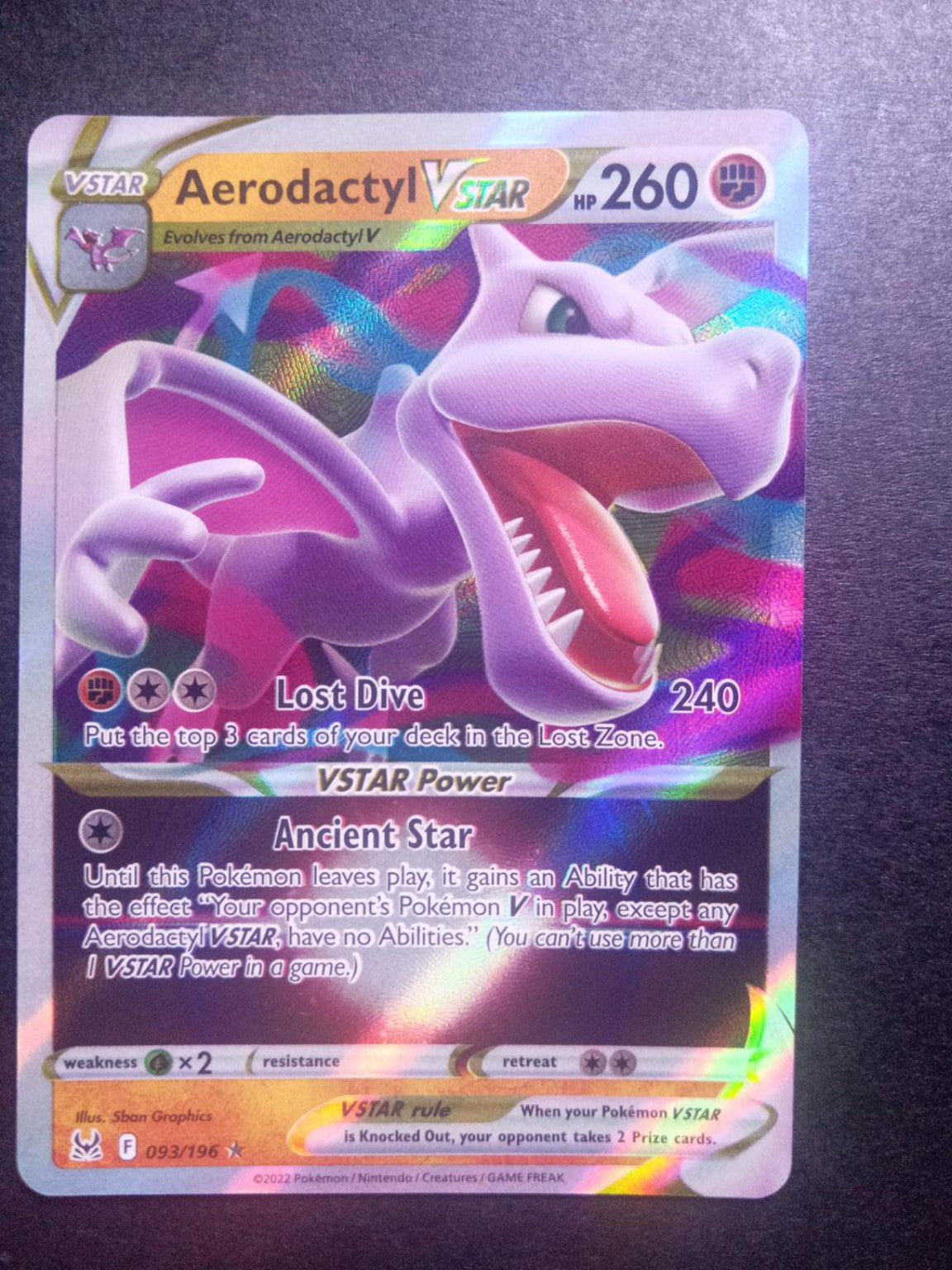 Aerodactyl VSTAR — 093/196